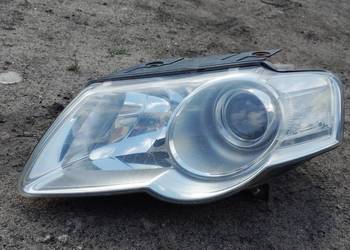 Lampa lewa przednia Passat b6 soczewka EU