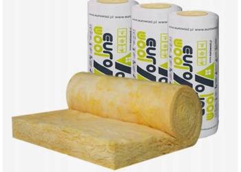Wełna mineralna szklana 0,035 Eurowool gr 5 cm rolka 12m2