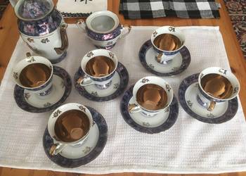 Porcelana Serwis kawowy Chodzież PRL -Nowy-Nie używany