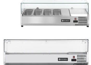 Nadstawka Chłodnicza Lada Sałatkowa 4x GN 1/3 Hendi 232965