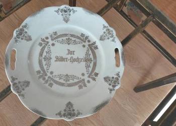 Patera okolicznościowa na srebrne wesele. Schumann