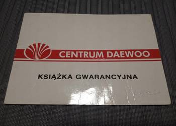 Daewoo Espero 1997 Książka Gwarancyjna / Serwisowa SALON POLSKA PL