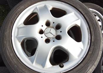 Alufelgi Mercedes 17 cali 5x112 et52 + opony 225/55 r17 Alufelgi Mercedes 17 cali 5x112 et52 + opony 225/55 r17