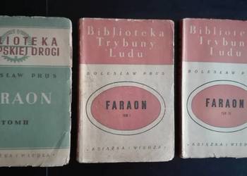 Prus Bolesław - FARAON - Wydanie 1949r-Tom 1-3
