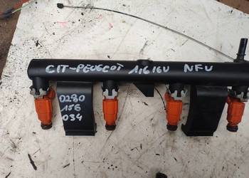 CITROEN PEUGEOT 206 1,6 16V NFU listwa wtryskowa wtryski