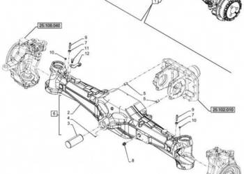 New Holland T6070 Pochwa mostu napedow 47912965