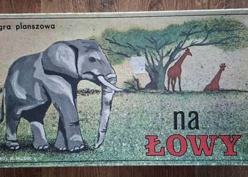 Na łowy - gra planszowa z czasów PRL-u, kompletna