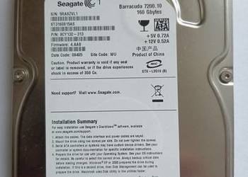DYSK SEAGATE ST3160815AS 160GB (SATA) 3,5"