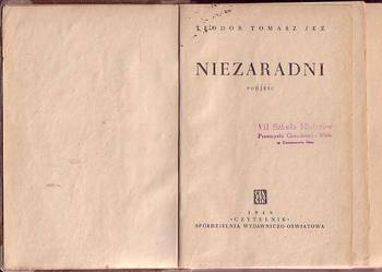 (6838) NIEZARADNI – TEODOR TOMASZ JEŻ