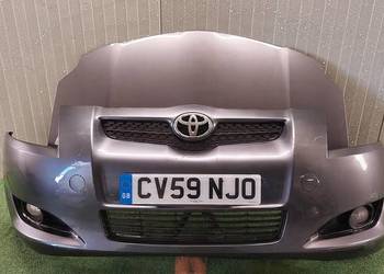 ZDERZAK PRZÓD +ŚLIZGI TOYOTA AURIS 06-10 LAK: 1G3