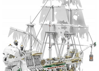 Klocki Statek Piracki Widmo 3769 el model okręt biały kolekcjonerski