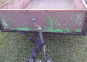 Przyczepka ogrodowa do mini traktora lub do traktora sam .qada itp.