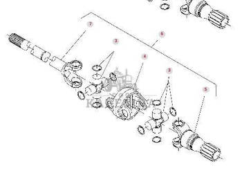 Valtra S274 S294 S324 S394 Fendt S927 S930 S933 S939 Półoś Zwrotnica Wał L…