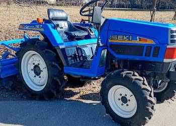 Ciągnik mini traktor ogrodniczy Iseki z glebogryzarką jak kubota  yanmar