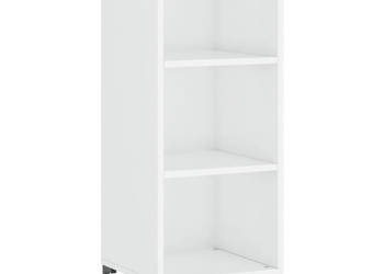 Szafka biała połysk 345x325x90 cm materiał drewnopochodny WM-828734