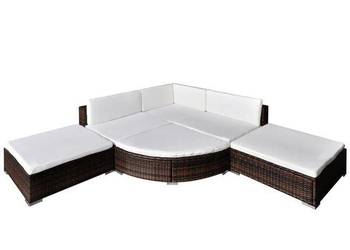 vidaXL 6-cz. zestaw wypoczynkowy do ogrodu, poduszki(SKU:41272)