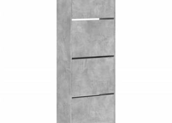 Szafka na buty z 4 uchylanymi szufladami szarość betonu WM-3214374