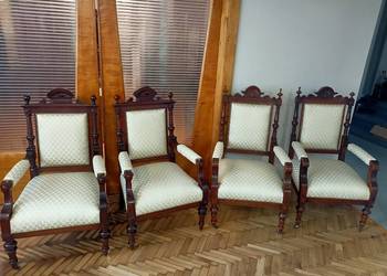 Fotele eklektyczne para lub 4 sztuki nowa tapicerka Fotele eklektyczne para lub 4 sztuki nowa tapicerka