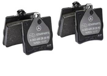 MERCEDES C-klasa W203 CLK W209 klocki hamulcowe tyl tylne oryginal