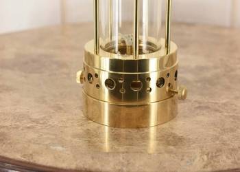 Mosiężna Lampa Naftowa - Górniczka - Lampion Mosiądz - Vintage