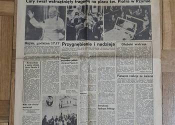 Życie Warszawy . Zamach na papieża .