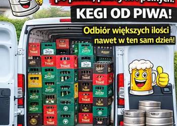 Skup skrzynek i butelek po piwie, woda napoje 330ml, skup kegów