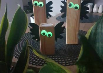Wood&Decor Świecznik zestaw 2 Hatifnatów