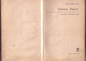 (6018) OPERACJA „RAMSAY” (OPOWIEŚĆ O RICHARDZIE SORGE) – JUR