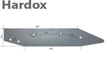 Płoza długa HARDOX 27360901/L części do pługa RABEWERK