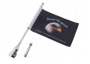 Maszt z flagą na motocykl jacht rower