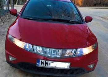 Honda civic 8 , radio lcd dotykowe,czujniki cofania,opłaty,klima