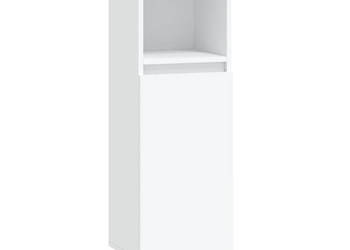 Szafka łazienkowa biała 30x30x100 cm materiał drewnopochodny WM-831548