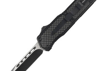 Nóż automatyczny Dulotec OTF Aluminium / Carbon Fiber, Two-Tone Finish 3Cr…