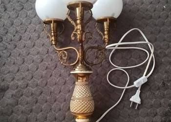 kolekcjonerska, zabytkowa lampa stołowa w stylu florenckim (Florentine)
