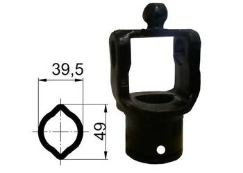 Widłak profilowy na rurę 39,5x49  27X100 0FOOM1B39X49