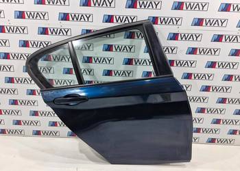 BMW F20 DRZWI PRAWY TYŁ TYLNE PRAWE B38 MIDNIGHT BLUE KOMPLETNE