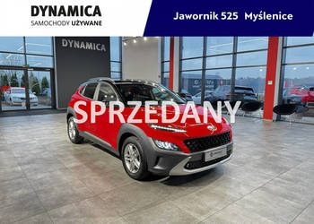 Hyundai Kona 1.0T-GDI 120KM DCT 2021 r., salon PL, I właściciel, serwisowa…