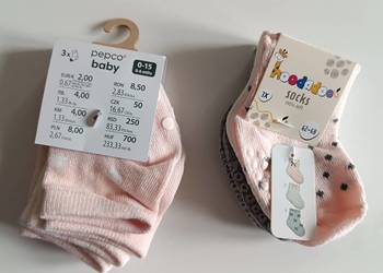 Skarpetki Nowe dla noworodka niemowlaka  6 par 0-15 62 65 68