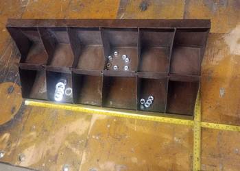 Organizer skrzynka metalowa