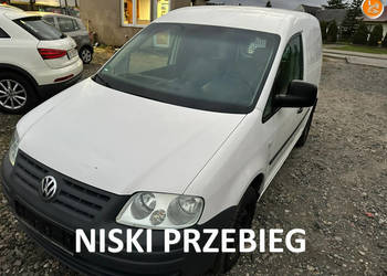 Volkswagen Caddy SDI, niski przebieg, skrzydełka, hak, ABS, ESP, z Niemiec