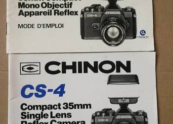 Instrukcja do lustrzanki analogowej CHINON CS-4
