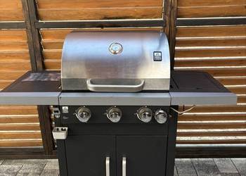 Grill gazowy Grill Chef / Landmann – 4 palniki, 14 kW, palnik boczny, podśw