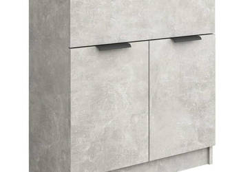 Szafka szarość betonu 60x30x70 cm materiał drewnopochodny WM-811092