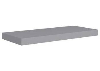 vidaXL Półka ścienna, szara, 60x23,5x3,8 cm, MDF(SKU323853)