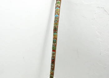 Stara Laska Górska Turystyczna Vintage 20 Plakietek Odznaki Tirol 92cm