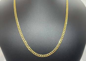 Nowy złoty łańcuszek pr 585 7,20g (Długość 60 cm) Pancerka, Ocechowany
