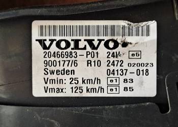 Licznik ZEGAR VOLVO VDO FH FM 20466983-P01