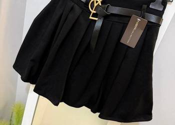 Czarne spódnico-spodenki