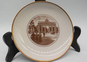 Porcelanowy mały talerzyk KPM BERLIN Brama Brandenburska