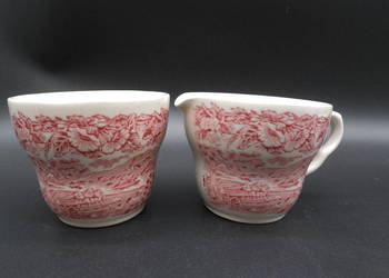 Angielska cukierniczka z mlecznikiem English Ironstone Tableware